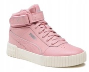 Buty młodzieżowe wysokie PUMA CARINA 2.0 MID różowe skóra r. 38 387380-03