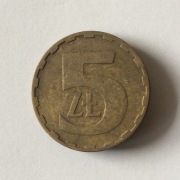 5 zł złotych 1985 z obiegu 