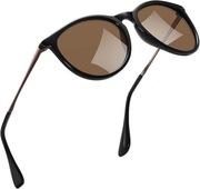 Damskie i męskie okulary retro okrągłe UV400