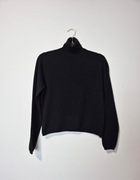 Czarny kaszmirowy sweter M/L, 100% kaszmir