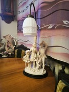 Duża ładna lampka z alabastru