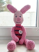 Mały prosiaczek na szydełku - 47 cm