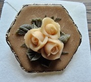 Broszka z modeliny lata 60-70-te