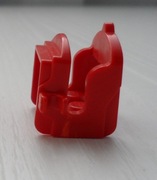 LEGO 4491b SIODŁO CASTLE WESTERN CZERWONE Z DWOMA KLIPSAMI