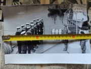 Oryginalna fotografia WAF PRL – Wojciech Jaruzelski i Marynarka Wojenna 