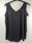 Next top damski granatowy basic bez rękawów modal bawełna M EU38