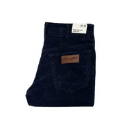 Spodnie męskie sztruksy Wrangler Texas Slim 822 Mood Indigo W32 L32
