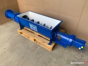 pompa ślimakowa,śrubowa wangen z koszem lejem biomasy ścieków szlamu osadu