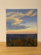 Obraz olejny “zachód słońca”