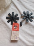 Talerzyki z przekrojem kulistym do starych nart narty prl rysy