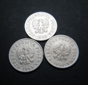 20 gr groszy 1949 miedzionikiel 