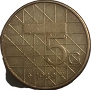 Holandia 5 guldenów z 1989 roku - OBEJRZYJ MOJĄ OFERTĘ