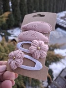 Spinki spineczki do włosów dla niemowląt dziewczynek handmade 4 szt.  