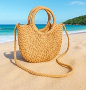 Torba damska letnia ,ręcznie tkana