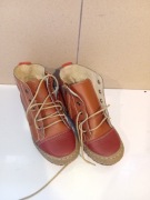 Półbuty skórzane wysokie dziecięce 32