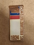 Odznaka klubowa Kolejarz Katowice - duża