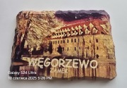 Magnes ceramiczny na lodówkę Węgorzewo Mazury Jeziora Zamek Krzyżacki(17)