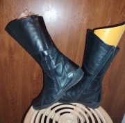 Buty kozaki Wojas miękka skóra naturalna 37 wygodne