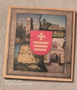 Magnes na lodówkę drewniany Pruchnik Zamek.
