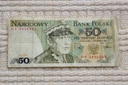 50 zł Karol Świerczewski 1988 r. seria HP 3436480