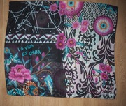 Desigual-duża chusta z cienkiej bawełny 106x188cm