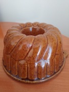 Forma do babki wintage z terakoty z lat 50-tych 