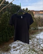 T-shirt bluzka termiczna 100% wełna merino wool czarna Malfini L/40