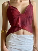 Bakłażanowy Cami Top