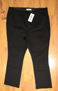 Spodnie Ellos r. 50 damskie czarne wiskoza nowe z metką 
