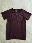 Wiśniowa melanż sportowa bluzka Workout 38 - 40 42 jak nowa
