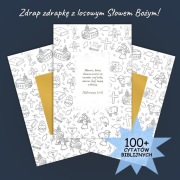 Zdrapka z losowym Słowem Bożym - 10szt.