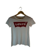 Koszulka levis biała z dużym logiem XS