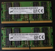 Pamięć RAM do laptopa DDR4 Sodimm 32GB (2x16) 3200 MICRON MEMTEST!
