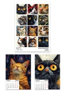 Kalendarz 2026 Koty 15x21 cm
