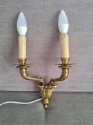 Komplet 2 kinkietów ściennych w stylu retro – świecznikowych