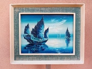 STARY   OBRAZ OLEJNY PŁÓTNO    SYGNOWANY 