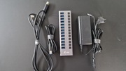 Hub USB I-tec U3CHARGEHUB13 13-PORT ZASILANIE 60W + 2 dług.kabli USB, FV23%