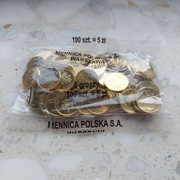 5 groszy 2022 MW saszetka woreczek 5 gr 2022 MW (emisja: 15 mln)
