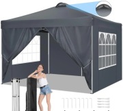 Altana ogrodowa pawilon handlowy szary 3x3m Tillvex 