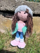 Lalka Molly na szydełku 35cm