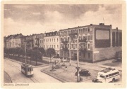 GRAUDENZ- 1945 Tramwaj auta autobus