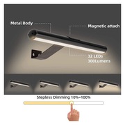 Lampki led nad obrazy na magnes  3 barwy światła USB