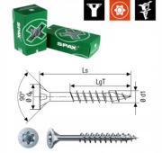 Wkręty uniwersalne SPAX 4x45mm SPAX stożek 500szt