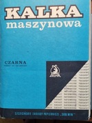 Kalka maszynowa czarna Delfin z PRL 