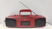 SONY CFS-204S ( czerwony ) Radioodtwarzacz kasetowy