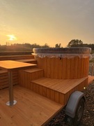 Mobilna Balia Kąpielowa Jacuzzi Gotowy Biznes Bania Basen na Kółkach