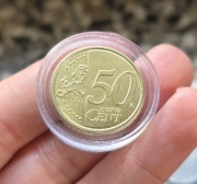Moneta 50 euro centów 2018 Włochy najmniejszy nakład