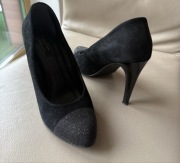 Eleganckie czarne szpilki WOJAS r. 39