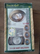 Halogeny oprawy sufitowe zestaw oczek oświetlenie halogeny 12V 20W