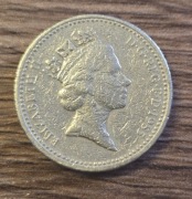 Elizabeth ll rok produkcji rzadki 1985 kolekcjonerska moneta